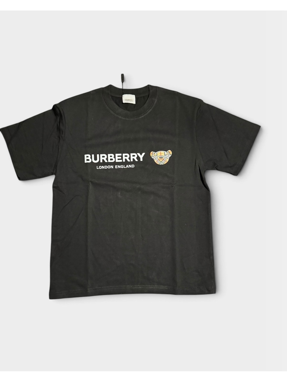 Black Burberry London England T-shirt with bear graphic